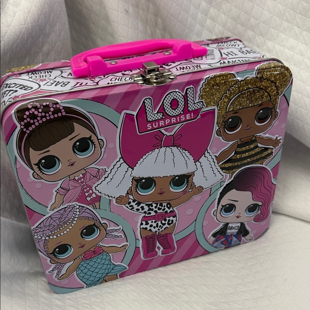 L.O.L. Surprise! Pink and Gold Doll Carrying Case